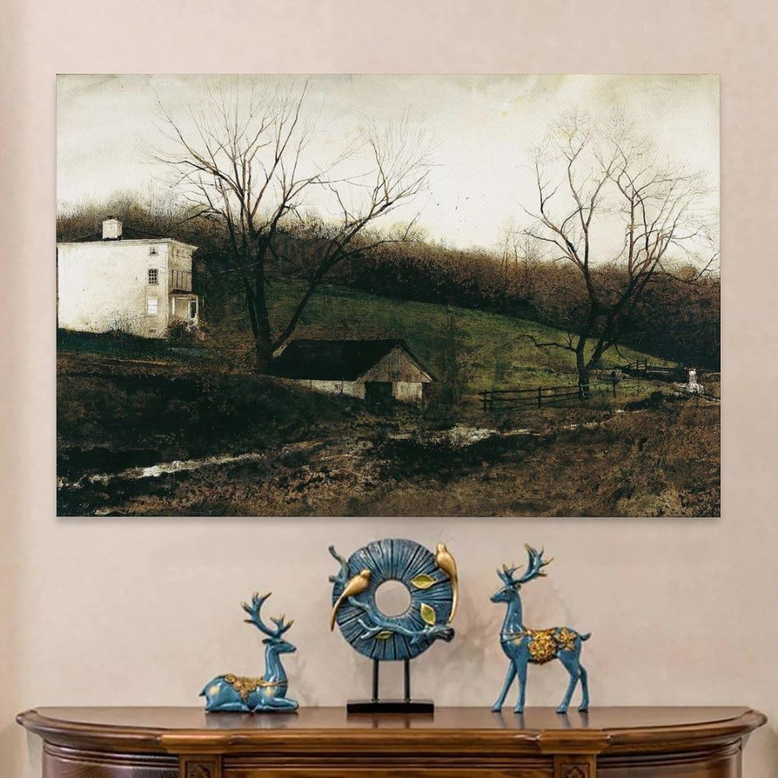 Amazon.com: WurBu Andrew Wyeth Painter Works《Evening at Kuerners